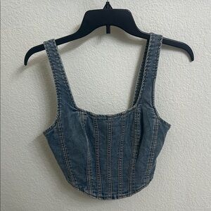 Denim Women's Crop Top